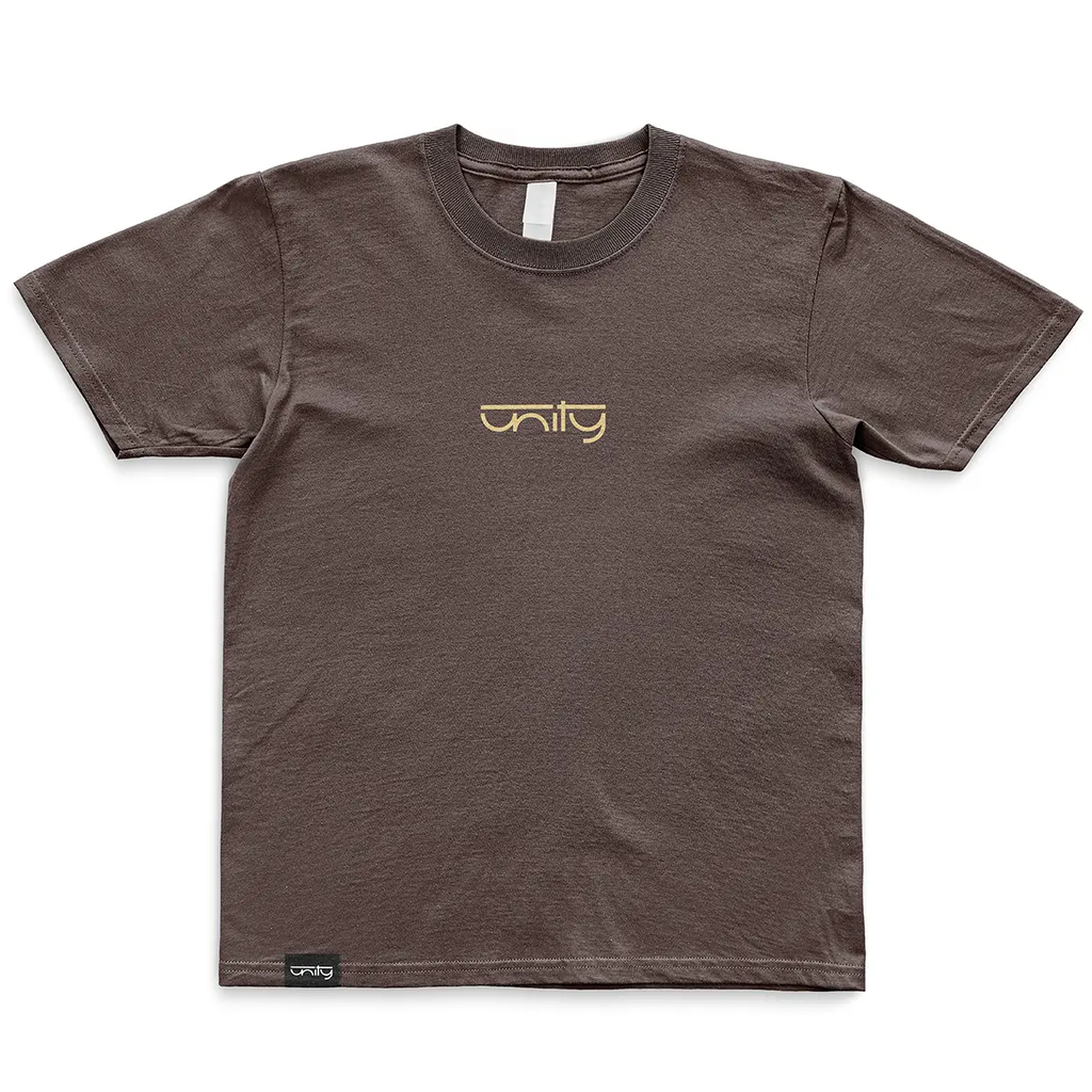 TSHIRT_Logosmall_Mandala_front_brown.webp