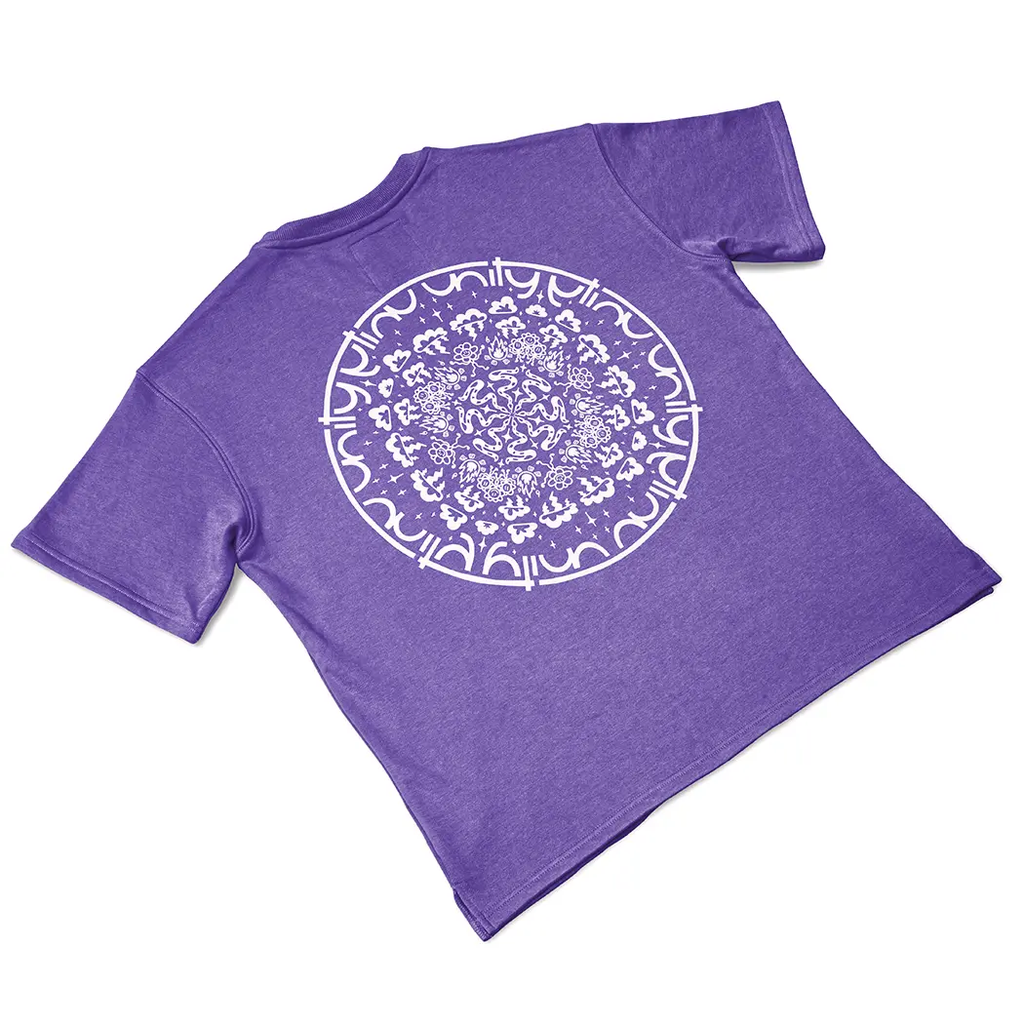 TSHIRT_Logosmall_Mandala_back_purple_white.webp