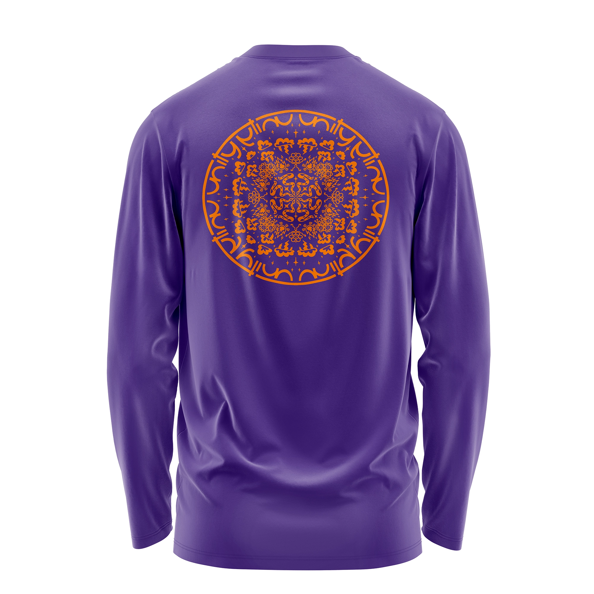 LONGSLEEVE_Logosmall_Mandala_back_purple_orange.webp
