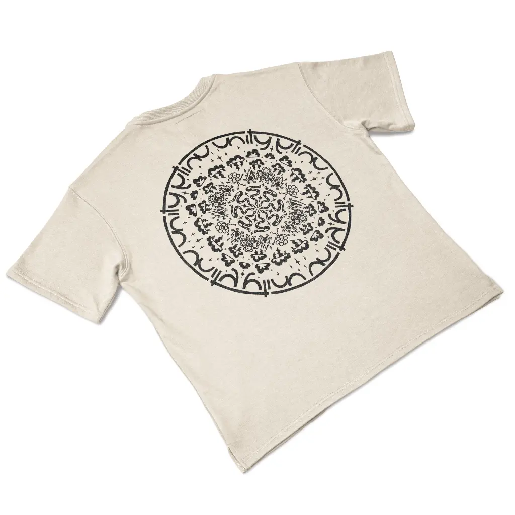 TSHIRT_Logosmall_Mandala_back_lightbeige.webp